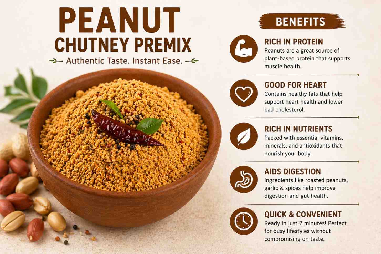 Peanut chutney Premix