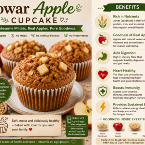 JowarApple Cupcake