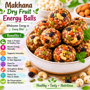 Makhana Dry Fruit Energy Balls