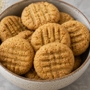 Millet Peanut Butter Cookies