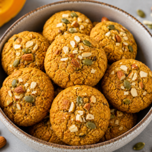 Pumpkin Almond Cookies