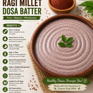 Ragi Millet Dosa Batter Organic (Delivering Bhimavaram Only)